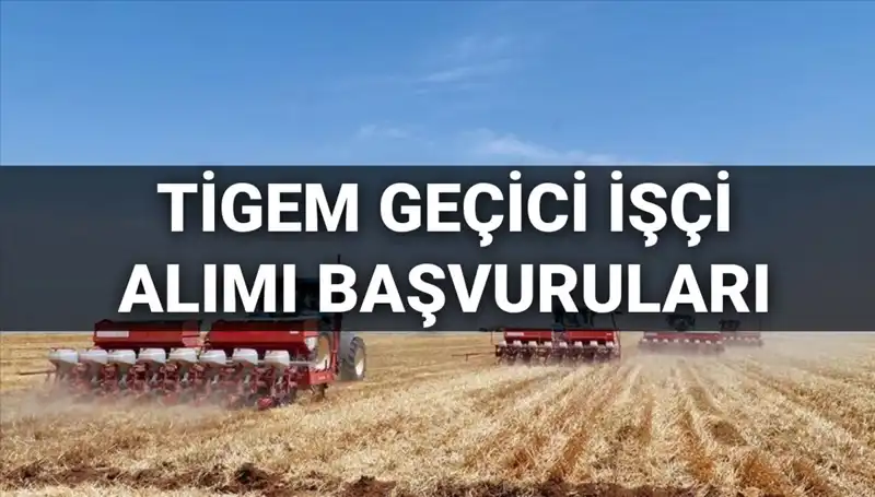 TİGEM 2025 Geçici İşçi Alımı: Başvuru Süreci ve Şartları