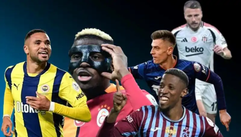 Süper Lig'de Gol Krallığında Kıyasıya Rekabet: Osimhen, Banza ve En-Nesyri Kim Kazanacak?