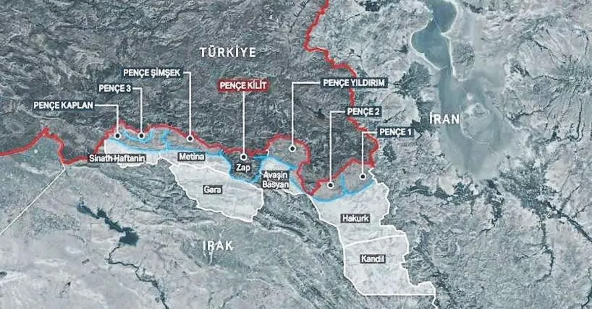 Pençe-Kilit Operasyonu Başarıyla Tamamlandı: Zap’ta Terör Örgütüne Ağır Darbe