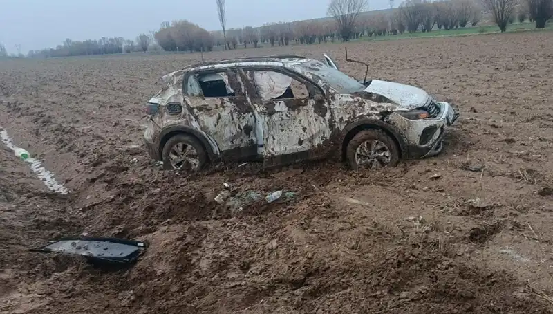 Şarampole Devrilen Otomobil Kazasında İki Kişi Yaralandı, Detaylar Şok Edici