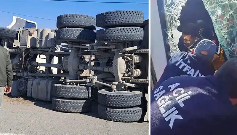 Virajı Alamayan Kamyonun Dramı: Kazanın Detayları Şoke Etti