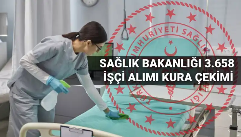 2025'te Sağlık Bakanlığı'na 3.658 İşçi Alımı: Kura Takvimi Açıklandı