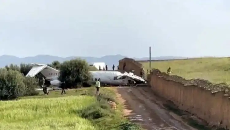 Pistten Çıkan Uçak Duvara Çarptı: Korkunç Kaza Tüm Dünyayı Sarsıyor