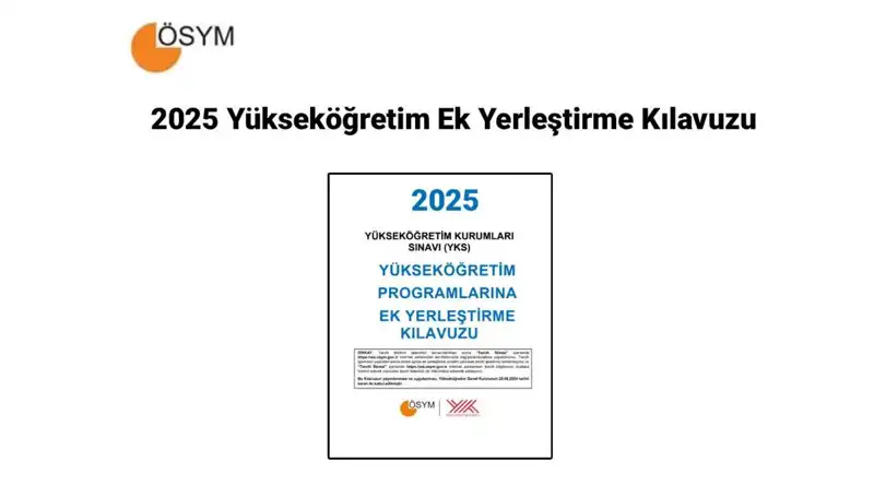 2025 Yükseköğretim Ek Yerleştirme Kılavuzu: Tüm Detaylar ve Süreçler Burada!
