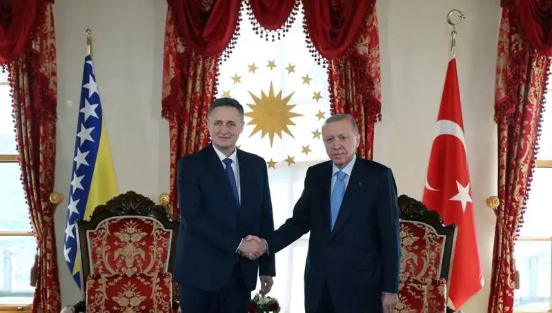 Cumhurbaşkanı Erdoğan, Bosna-Hersek’le İş Birliğini Güçlendirmek İçin Becirovic'le Buluştu