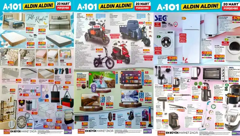 A101 Aktüel Kataloğu 20 Mart Perşembe: Şimdi Al, Yenile, Tasarruf Et!